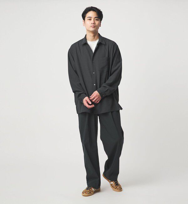 UNITED ARROWS green label relaxing「ワッシャー ポプリン ボックス シャツ」|シャツ・ブラウス|