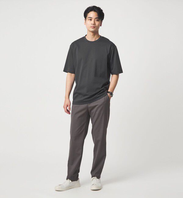 UNITED ARROWS green label relaxing「オーガニックコットン ポンチ クルーネック Tシャツ -接触冷感-」|Tシャツ・カットソー|
