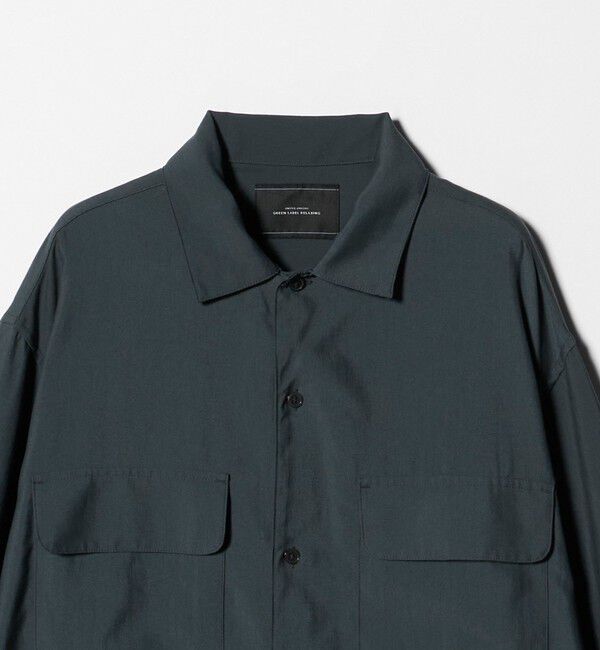 UNITED ARROWS green label relaxing「ナイロン ツイル オープンカラー シャツ ブルゾン -撥水-」|シャツ・ブラウス|