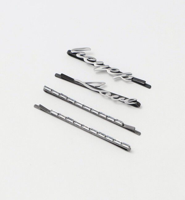 BEAUTY&YOUTH UNITED ARROWS「＜heyep＞ロゴ ラインストーン ヘアピン/4P」|その他|