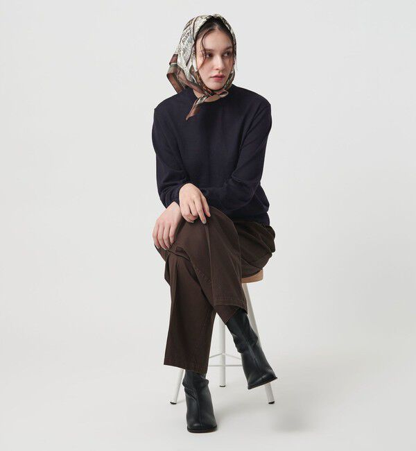 BEAUTY&YOUTH UNITED ARROWS「ウールポリエステル ハイゲージクルーネックニット ウォッシャブル」|ニット・セーター|