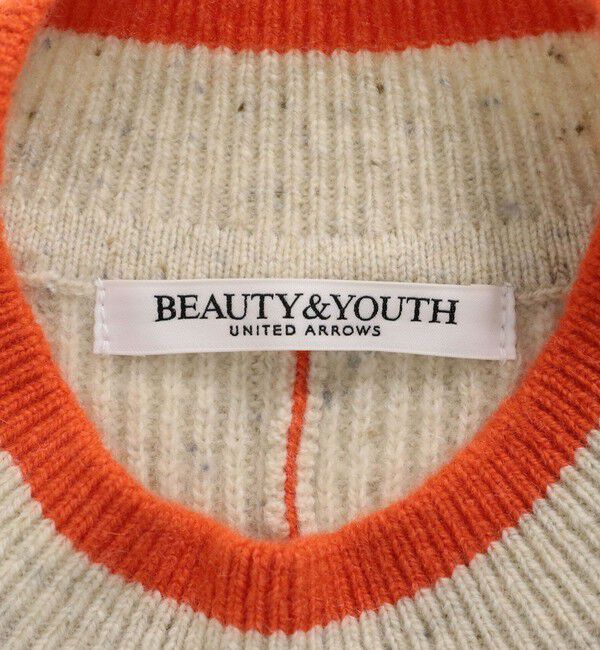 BEAUTY&YOUTH UNITED ARROWS「ネップカラーライン クルーネック ニットプルオーバー」|ニット・セーター|