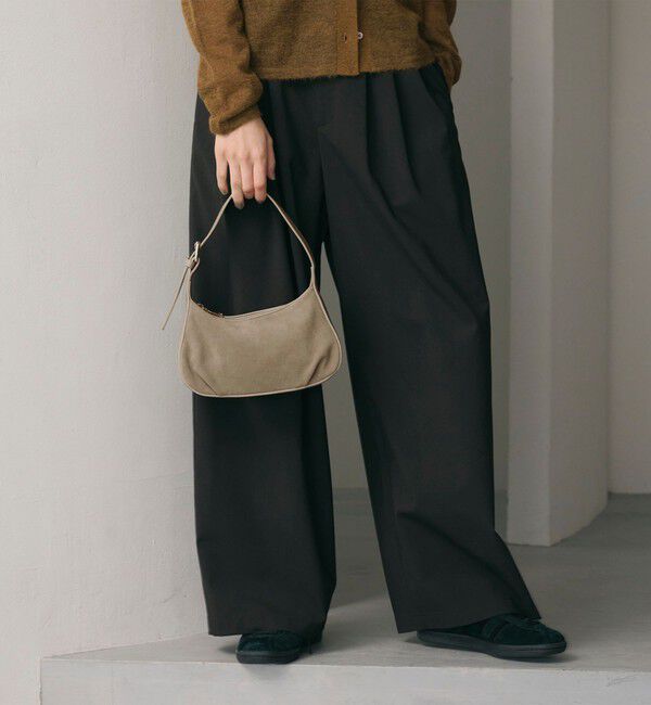 BEAUTY&YOUTH UNITED ARROWS「スエード ムーン ワイドベルト ワンショルダーバッグ」|ショルダー・メッセンジャー|