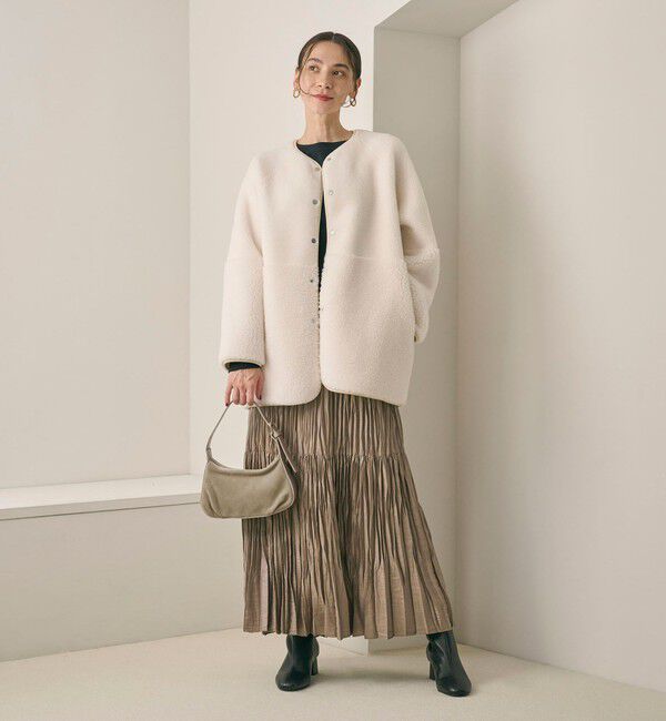 BEAUTY&YOUTH UNITED ARROWS「スエード ムーン ワイドベルト ワンショルダーバッグ」|ショルダー・メッセンジャー|