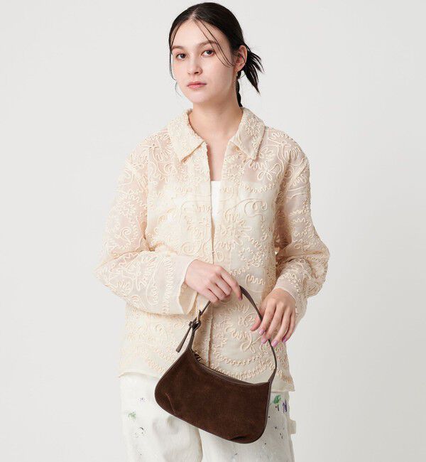 BEAUTY&YOUTH UNITED ARROWS「スエード ムーン ワイドベルト ワンショルダーバッグ」|ショルダー・メッセンジャー|