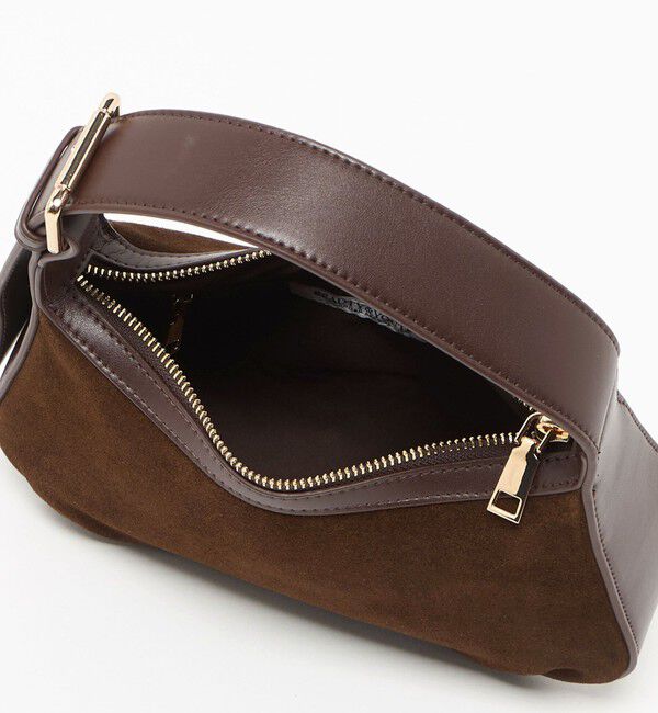 BEAUTY&YOUTH UNITED ARROWS「スエード ムーン ワイドベルト ワンショルダーバッグ」|ショルダー・メッセンジャー|