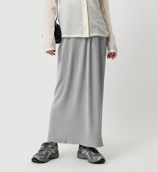 BEAUTY&YOUTH UNITED ARROWS「ベロアプリーツ タイトスカート ウォッシャブル」|タイト|