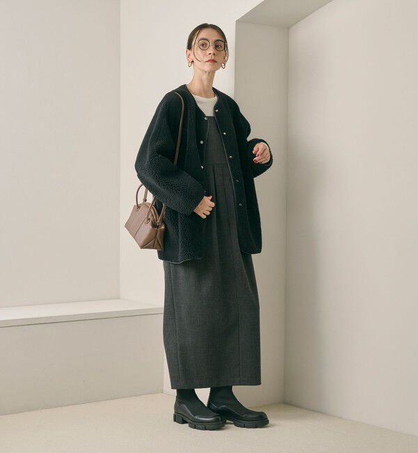 BEAUTY&YOUTH UNITED ARROWS「【WEB限定】ボア&times;フェイクムートン リバーシブルジャケット 」|その他|