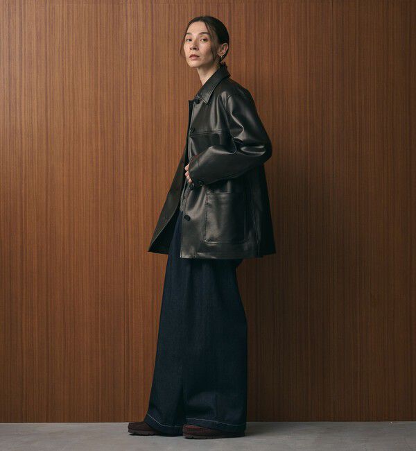 BEAUTY&YOUTH UNITED ARROWS「レザーライク カバーオール ジャケット」|その他|