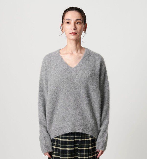 BEAUTY&YOUTH UNITED ARROWS「フォックスカシミヤブレンド Vネックニットプルオーバー」|ニット・セーター|