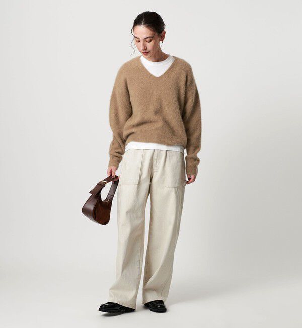 BEAUTY&YOUTH UNITED ARROWS「フォックスカシミヤブレンド Vネックニットプルオーバー」|ニット・セーター|