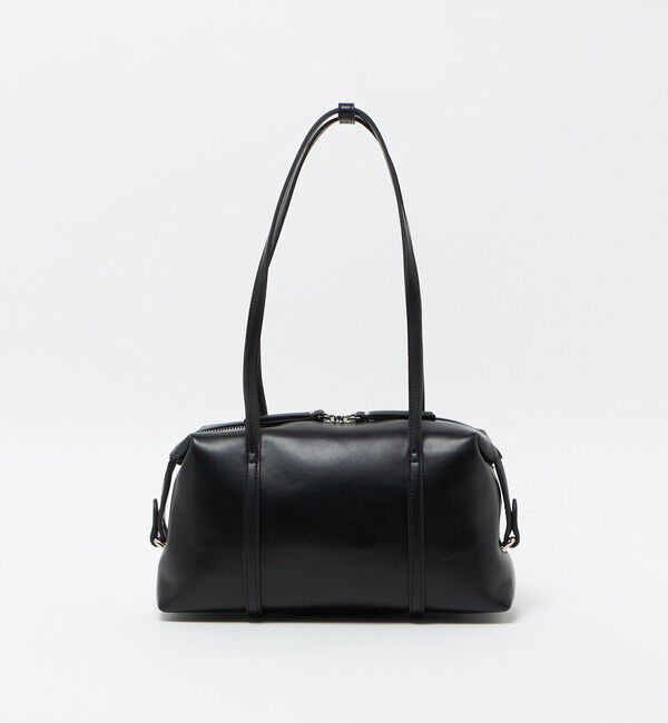 BEAUTY&YOUTH UNITED ARROWS「レザーライク ジップ スクエア ボストンバッグ」|ボストンバッグ|