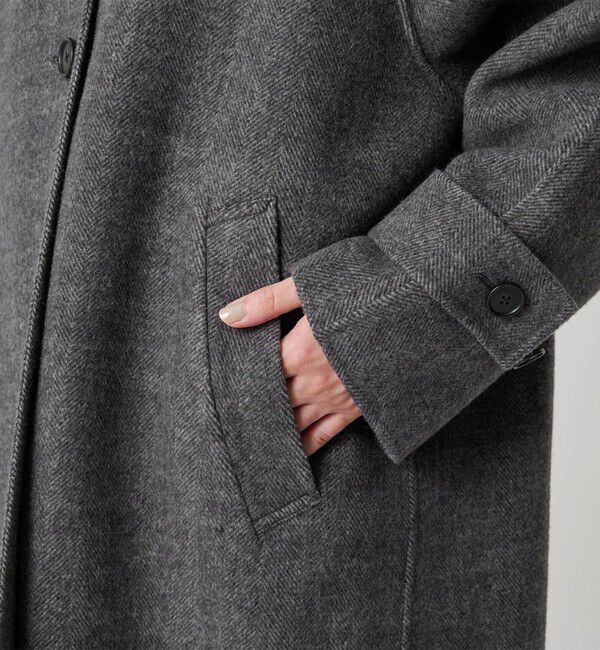 BEAUTY&YOUTH UNITED ARROWS「リバー ステンカラー ロングコート」|ステンカラーコート|