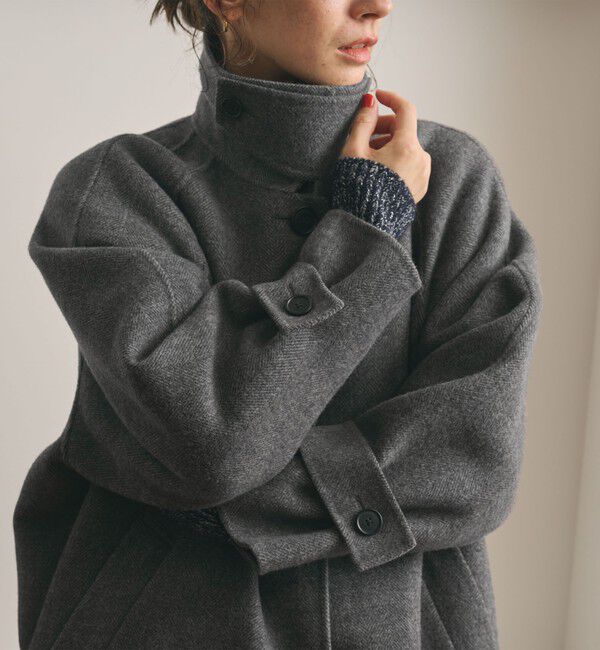 BEAUTY&YOUTH UNITED ARROWS「リバー ステンカラー ロングコート」|ステンカラーコート|