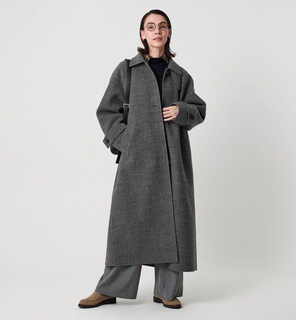 BEAUTY&YOUTH UNITED ARROWS「リバー ステンカラー ロングコート」|ステンカラーコート|