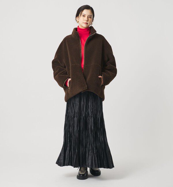 BEAUTY&YOUTH UNITED ARROWS「ボア スタンドカラー ジップブルゾン」|その他|