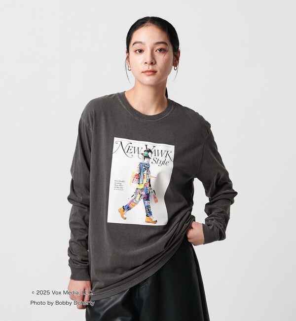 BEAUTY&YOUTH UNITED ARROWS「【別注】＜NEW YORK MAGAZINE＞ロングスリーブ Tシャツ」|Tシャツ・カットソー|BLACK