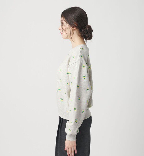 BEAUTY&YOUTH UNITED ARROWS「コットン裏毛 エンブロイダリー スウェットプルオーバー」|スウェット・ジャージ|