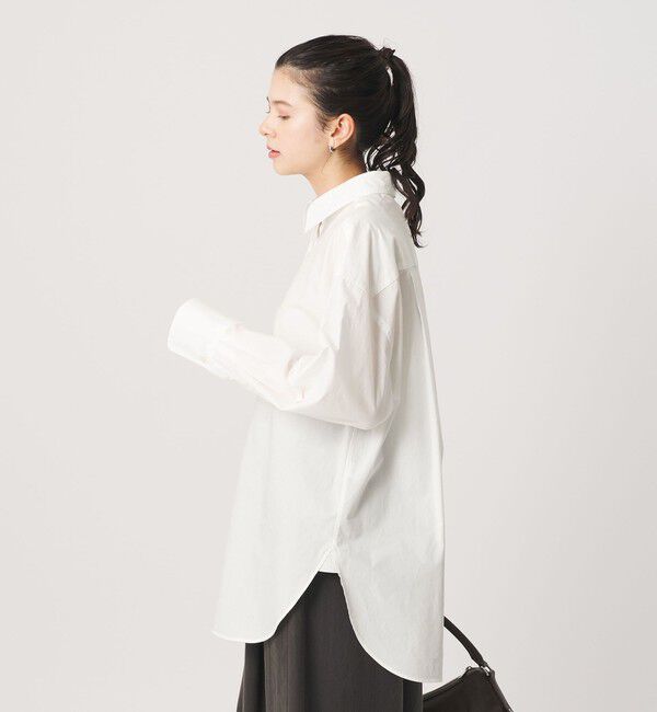 BEAUTY&YOUTH UNITED ARROWS「コットンブロード レギュラーカラーシャツ」|シャツ・ブラウス|WHITE