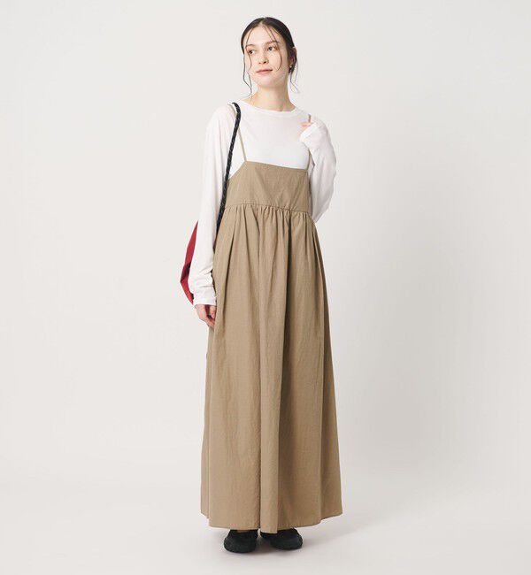 BEAUTY&YOUTH UNITED ARROWS「バックホール キャミソール ワンピース ウォッシャブル」|ワンピース|