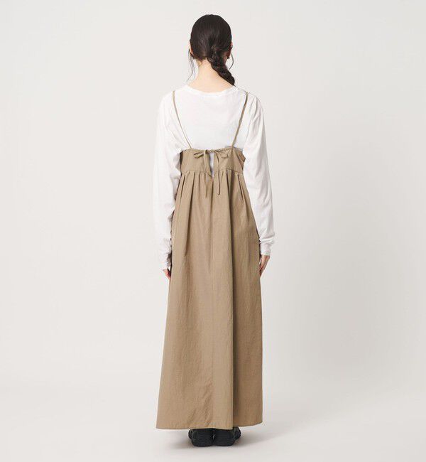 BEAUTY&YOUTH UNITED ARROWS「バックホール キャミソール ワンピース ウォッシャブル」|ワンピース|