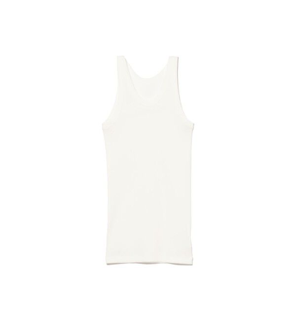 Demi-Luxe BEAMS 「丸胴 テレコ タンクトップ」|Tシャツ・カットソー|WHITE