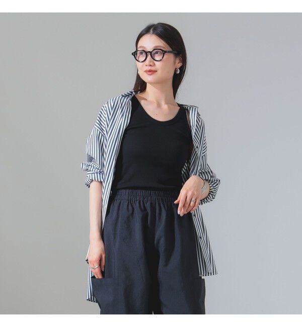 Demi-Luxe BEAMS 「丸胴 テレコ タンクトップ」|Tシャツ・カットソー|