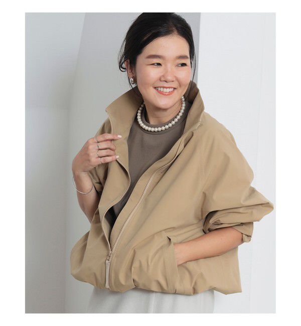 Demi-Luxe BEAMS 「LEE &times; Demi-Luxe BEAMS / オーバースタンドブルゾン.M」|ブルゾン・スタジャン|BEIGE