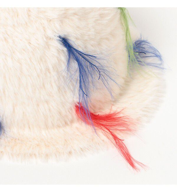 Ray BEAMS 「カラー フリンジ ニット帽」|その他|