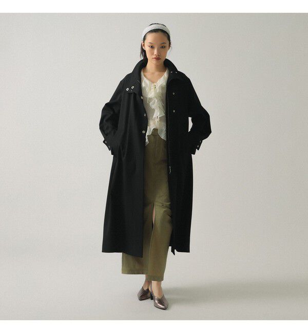 Ray BEAMS 「メタルボタン スタンド コート」|ダッフルコート|BLACK
