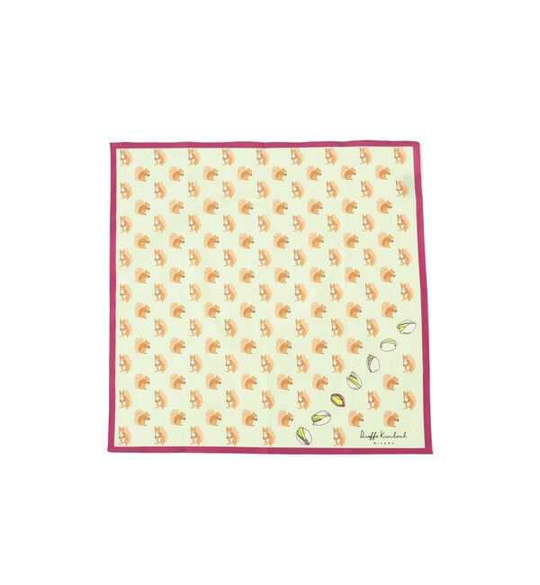 Demi-Luxe BEAMS 「Dieffe Kinloch / リス ピスタチオ ハンカチ」|ハンカチ|LIGHT.GREEN