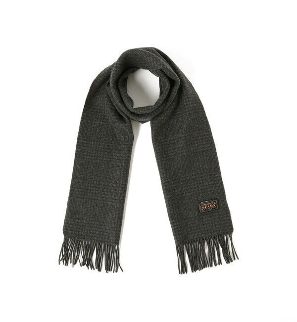 BEAMS PLUS「BEAMS PLUS / Cashmere Scarf Reversible」|マフラー|GREY
