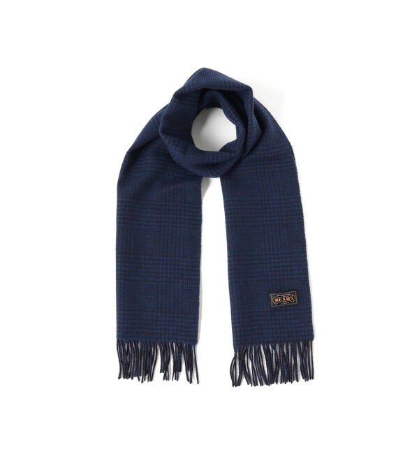 BEAMS PLUS「BEAMS PLUS / Cashmere Scarf Reversible」|マフラー|NAVY
