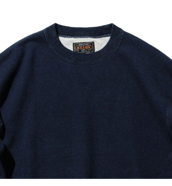 BEAMS PLUS「クルーネック スウェット インディゴ」|スウェット・ジャージ|