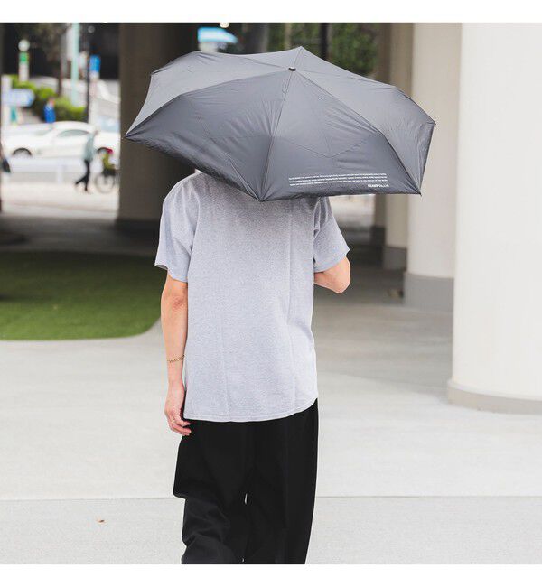 BEAMS「UVカット 晴雨兼用 折り畳み傘 ②」|傘|BLACK