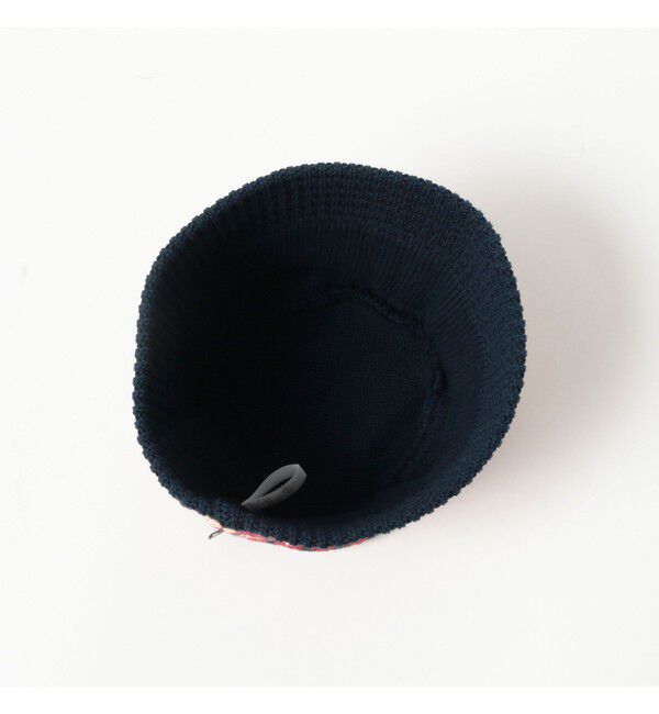 BEAMS「ダイア ジャカード ニット バケットハット」|キャップ・キャスケット|