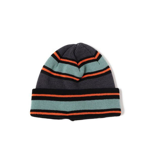 BEAMS「マルチボーダー ワッチキャップ」|キャップ・キャスケット|GREY