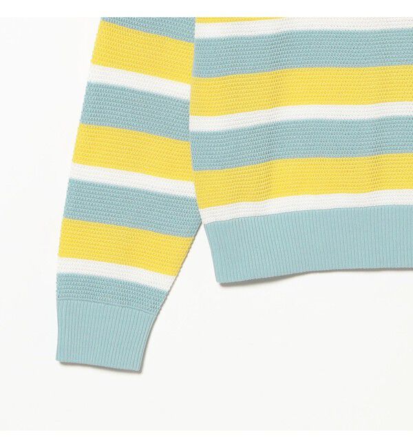 BEAMS PLUS「Crew Light Multi Stripe」|ニット・セーター|