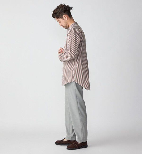 SHIPS「SHIPS:〈洗濯機可能/ストレッチ〉T/R トロピカル リラックス イージーパンツ」|チノ|