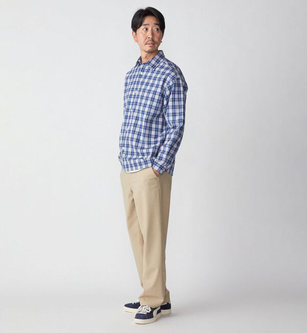 SHIPS「SHIPS:〈洗濯機可能/ストレッチ〉T/R トロピカル リラックス イージーパンツ」|チノ|