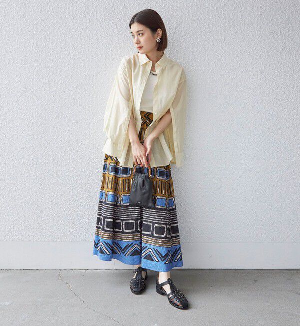 SHIPS for women「〈手洗い可能〉綿 ナイロン シアー オーバー シャツ ◇」|シャツ・ブラウス|