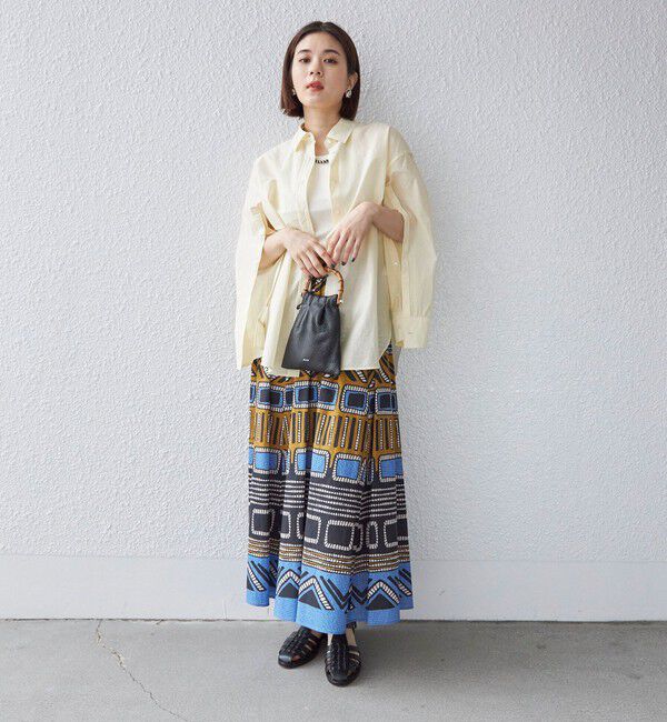 SHIPS for women「〈手洗い可能〉綿 ナイロン シアー オーバー シャツ ◇」|シャツ・ブラウス|