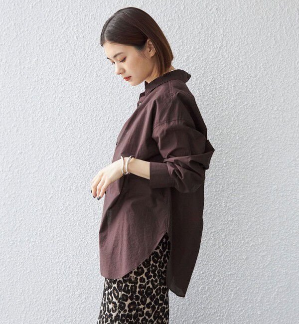 SHIPS for women「〈手洗い可能〉綿 ナイロン シアー オーバー シャツ ◇」|シャツ・ブラウス|