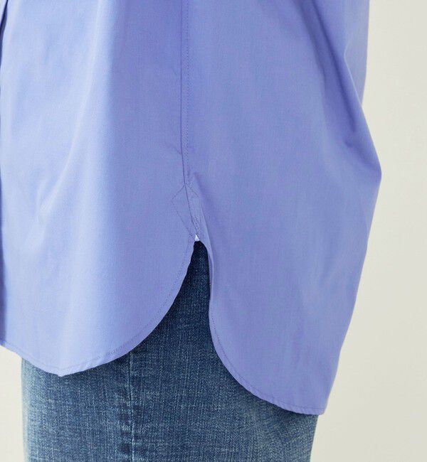 quaranciel「quaranciel:〈洗濯機可能〉REPREVE パールモチーフ ハンサム シャツ」|シャツ・ブラウス|