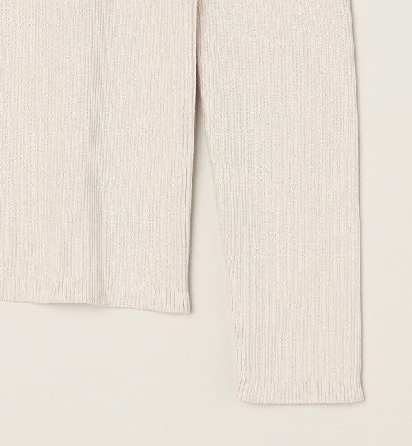 quaranciel「quaranciel:〈手洗い可能〉コットン タートルネック リブ ニット」|ニット・セーター|