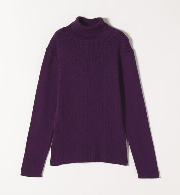 quaranciel「quaranciel:〈手洗い可能〉コットン タートルネック リブ ニット」|ニット・セーター|
