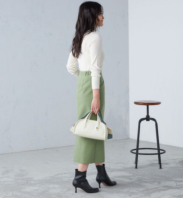 SHIPS for women「SHIPS Primary Navy Label:シルク カシミヤ タートルネック」|ニット・セーター|