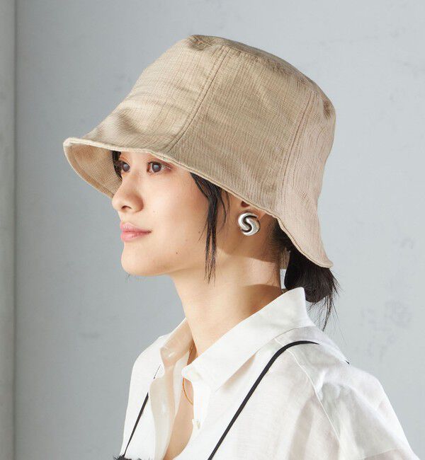 SHIPS for women「perah: 〈UVカット〉チューリップ ハット ◇」|ハット|