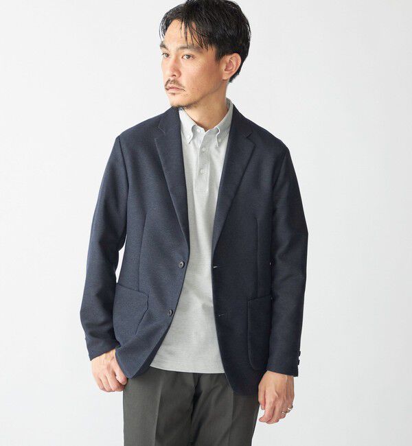 SHIPS「SHIPS:〈手洗い可能〉ウール ブレンド カラミ ジャケット」|テーラードジャケット|