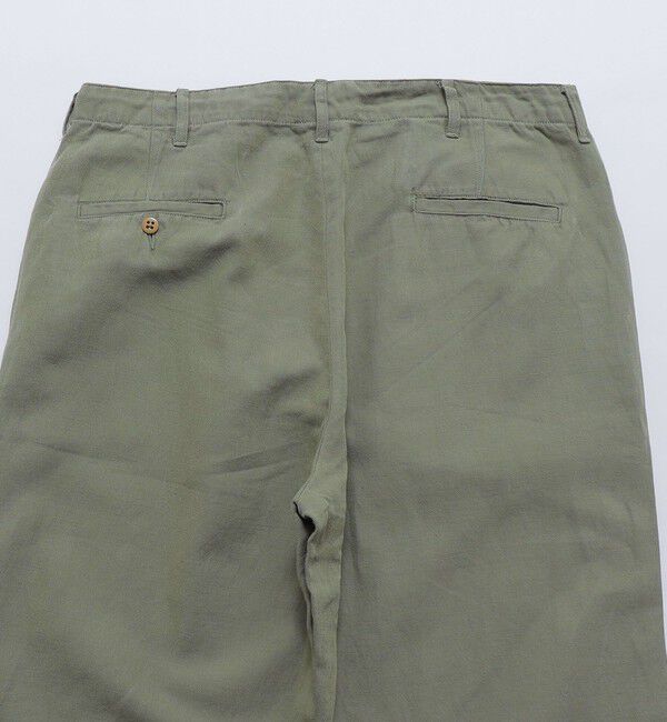 SHIPS「WYTHE NEW YORK: PLEATED CTN/LNN CHINO」|チノ|